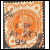 England Michel Nr. 86 gestempelt orange rot
