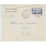 Frankreich Mi. Nr. 940 gest. Stempel des Europarates Strasbourg 25.9.1952