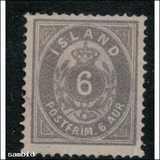 Island Mi-Nr. 7 A * 