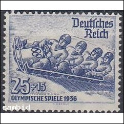 DR Michel Nr. 602 ** postfrisch Olympiade 1936