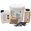 Intopox R101 3kg Gießharz Set für Estrich Risse, Klammern, Quarzsand, Epoxidharz, Fugenharz 