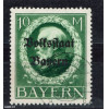 BAYERN--Mi 132 A I. 10 Mark Überdruck Volkstaat. Prachtstempel