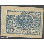 kaiserlich Deutsche Telegraphie Plattenfehler Siegelmarke 1919-1926