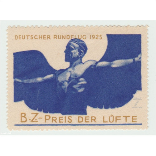 DR Ludwig Hohlwein für den deutschen Luftfahrtwettbewerb 1925